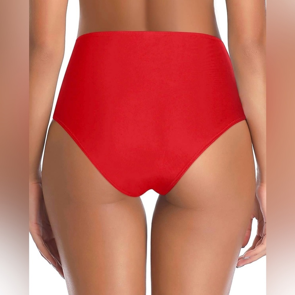 Tempt Me Women's High Waisted Bikini Bottom Small - Picture 5 of 9